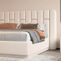 Modernes Luxuriöses Europäisches Design Neues Vollständig Gepolstertes Bett Queen-King-Size Moderne Schlafzimmermöbel