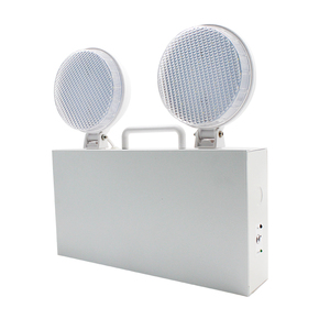 Luz DE EMERGENCIA LED de doble punto para interiores, respetuosa con el presupuesto, SMD blanco, para acampar en el hogar, señales de salida de aluminio, batería LFP IP20 mantenida - Product Image 1