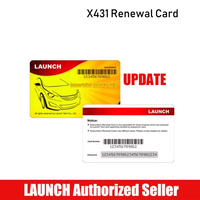 TARJETA E-PIN LAUNCH [Kit Adicional de Diagnóstico EV] Tarjeta de Activación de Renovación de 1 Año Compatible con X431 PAD V y VII y Serie PRO de 10 Pulgadas