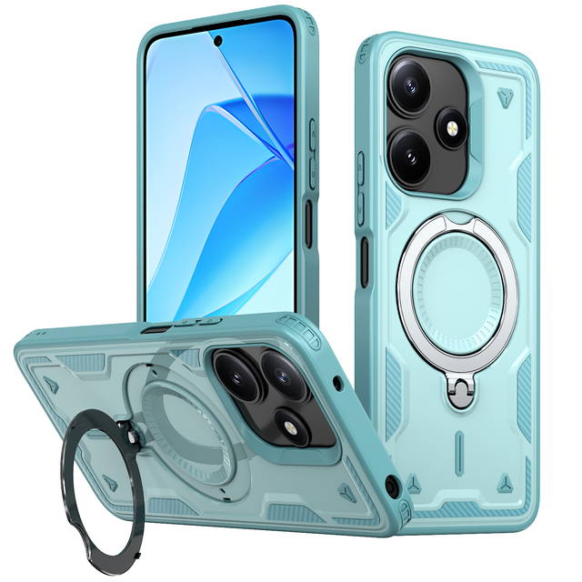 2024 for Xiaomi M6 Pro 5G Poco X6 Poco 5G Protective Cover 360° Rotating Kickstand Magnetic Armor Case Shockproof Phone Grip