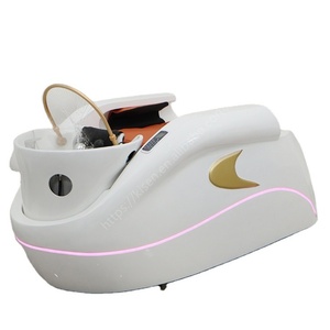 Kisen Hot Sale Hair Salon Furniture Shampoo <b>Table</b> with Massage Electric Recliner Massage Chair Hair Washing Massage Shampoo <b>Bed</b> - Product Image 1