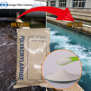 Polímero Químico para Tratamiento de Aguas, Poliacrilamida en Polvo, Agente de Flotación Blanco para Tratamiento de Aguas Residuales Mineras - Product Image 1