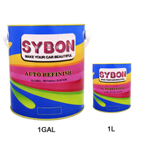 Produit chimique acrylique à base de solvant 1K argent métallisé couleur Basecoat peinture automobile poudre d'argent uniformément peinture de voiture de qualité