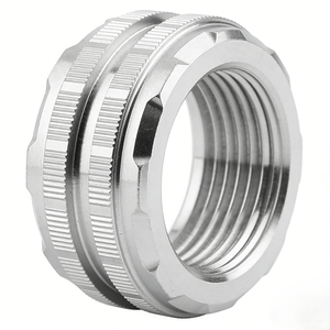 Precision CNC Machined <b>Titanium</b> Parts <b>Titanium</b> Seal Chamber Machined Parts Nickel-Plated Carbon Steel CNC Metal Screw Rings - Product Image 1