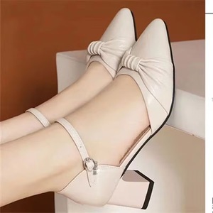 Sandali Estivi 2026 con Tacco Grosso e Cinturino Singolo, Stile Moderno Minimalista <span class=keywords><strong>Bao</strong></span> <span class=keywords><strong>Tou</strong></span>, Nuovi Antiscivolo con Tacco Alto e Suola Morbida - Product Image 5