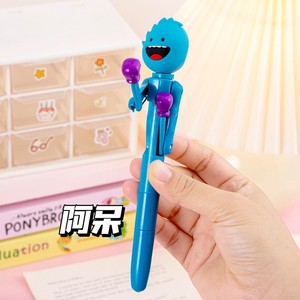 Bolígrafo Divertido con Forma de Bola de Boxeo, Tinta Azul, Creativo, Calabaza, Monstruo, Santa Claus, Muñeco de Nieve, Halloween, Navidad, Papelería, Regalo para Niños - Product Image 5