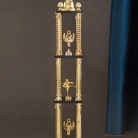 Trophée de sport personnalisé en plastique doré, 2 ou 3 niveaux, grande taille, avec 4 poteaux assemblables pour les championnats