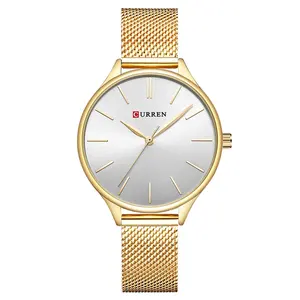 CURREN 9024 Fashion Simple Style New Ladies Bracelet Watches Women Dress Wristwatch Quartz Female Clock Gifts Relogois feminino