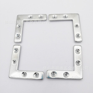 Soporte de esquina de aluminio de 52mm x 12mm, 2,5mm de espesor, duradero para muebles, puertas, ventanas, decoración del hogar, herrajes - Product Image 1