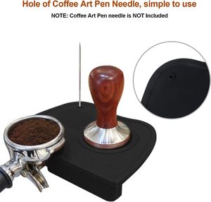Alfombrilla Antideslizante Clásica para Barista, para <span class=keywords><strong>Arte</strong></span> Latte, Soporte para Tamper, Accesorios para <span class=keywords><strong>Café</strong></span>, Tamper Seguro para Moler <span class=keywords><strong>Café</strong></span> - Product Image 4