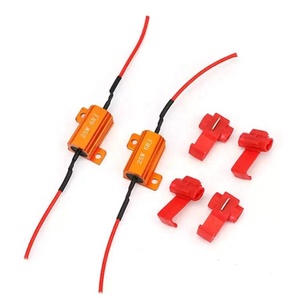 Điện Trở Dây Đèn <span class=keywords><strong>LED</strong></span> Rx24 10W 25W 50W 6RJ Điện Trở <span class=keywords><strong>Led</strong></span> Tín Hiệu Rẽ Với Kẹp Điện Trở - Product Image 1