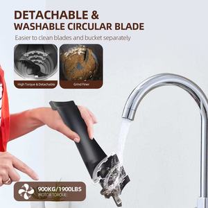 Luxfond เครื่องบดปุ๋ยหมักไฟฟ้าสแตนเลส, เครื่องบดย่อยอาหารมัลติฟังก์ชันที่ใช้ในครัวเรือนเครื่องกำจัดขยะที่ควบคุมด้วยแอป - Product Image 4