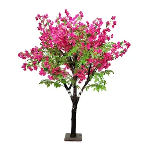 Garden supplier hot sale real touch 5ft artificial bougainvillea tree for home hotel wedding event party