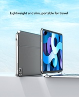 Casing Keyboard Ajaib 2024 Bahasa Rusia Arab Korea Ibrani Spanyol dengan Lampu Latar dan Touch Pad Magnetik untuk iPad Pro 11