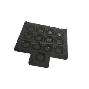 Push Elastomeric Strips Custom Size &amp; Shape Laser Printed <strong>Phone</strong> Mold Grade Tactile Parts Round Glow <strong>Silicone</strong> <strong>Rubber</strong> <strong>Keypad</strong> - Product Image 2