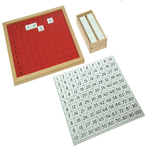 Materiali Montessori, Giocattoli in Legno Prescolare, Attrezzatura Matematica Montessori, Tavola di Pitagora, Giocattoli Educativi per l'Apprendimento della Moltiplicazione - Product Image 3