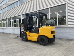 รถยกฮีลี่ 3 ตัน ใช้แก๊สโพรเพน ดีเซล และ LPG แบบสองระบบ ยกสูง 3000 มม. ได้รับการรับรองมาตรฐาน CE ISO รถยกแบบเครื่องยนต์สันดาปภายในสำหรับคลังสินค้า - Product Image 5