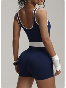 New Style <strong>Womens</strong> Sports Bodysuit Jumpsuit Seamless Lightweight Quick Dry Hollow Back Butt Lift Sport Luxe <strong>Body</strong> <strong>suit</strong> - Product Image 3