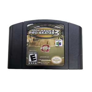 Tarjeta de Videojuego <span class=keywords><strong>Tony</strong></span> <span class=keywords><strong>Hawk</strong></span>'s <span class=keywords><strong>Pro</strong></span> <span class=keywords><strong>Skater</strong></span> 3 para Nintendo 64 en Inglés, Cartucho N64, Accesorios para Videojuegos - Product Image 4