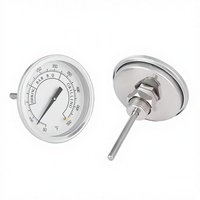 Termometer BBQ Tipe Oven Belakang dengan Layar Digital, Kustomisasi Penuh SS 304 0-300C