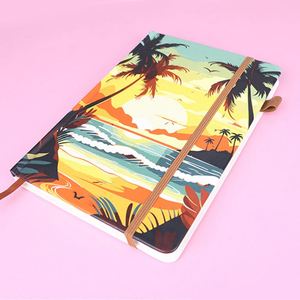 Cuaderno de Tapa Dura de Cuero PU A5/A6 de Alta Calidad, Personalizado con Impresión de Logotipo, Encuadernación Cosida, Cubierta de Tela - Product Image 4
