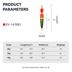 Haute qualité 30g 40g 50g EVA bouée de pêche coulissante <span class=keywords><strong>flotteur</strong></span> de pêche <span class=keywords><strong>en</strong></span> haute <span class=keywords><strong>mer</strong></span> matériel Durable pour les pêcheurs professionnels - Product Image 4