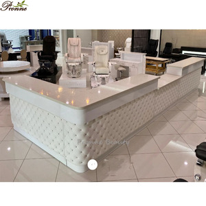 Grande barre à ongles moderne tuftée lux sur mesure en forme <span class=keywords><strong>de</strong></span> U table à ongles roulante <span class=keywords><strong>meuble</strong></span> <span class=keywords><strong>de</strong></span> salon <span class=keywords><strong>de</strong></span> <span class=keywords><strong>manucure</strong></span> - Product Image 3