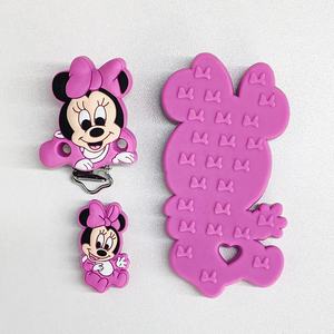 Clip per ciuccio con perline focali in Silicone <span class=keywords><strong>Marsha</strong></span> <span class=keywords><strong>orso</strong></span> giocattoli clip per bambini accessori per presa per uso alimentare clip in metallo per ciuccio massaggiagengive - Product Image 4