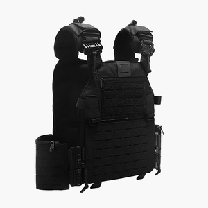 Calcio regolabile leggero giubbotto tattico protettivo con sistema di <span class=keywords><strong>Molle</strong></span> esterno gioco supporto piastra di addestramento - Product Image 5
