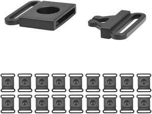 Hebillas de plástico de liberación rápida para correas o cinturones, en paquetes de varios tamaños - Product Image 1