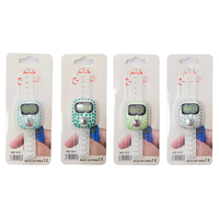 Compteur numérique Tasbih, compteur de doigt, compteur de Tasbeeh Zikrmatic pour musulmans, avec cristal, cadeau islamique pour mariage et Aïd