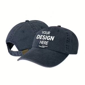 High Quality 100% Cotton 6-Panel Baseball <b>Cap</b> with Curved Brim and <b>Flat</b> Embroidery Logo Sporty Image Style - Product Image 1