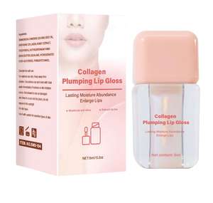 Brillo Labial Voluminizador de Colágeno 5ml, Marca Privada OEM, Hidratante, Brillante, Vegano - Product Image 1