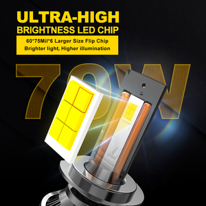 Phares LED haute puissance 140W 16800LM en gros, projecteur H4/H7/H11 pour voitures universelles 12V, étanche IP68 X5 - Product Image 4