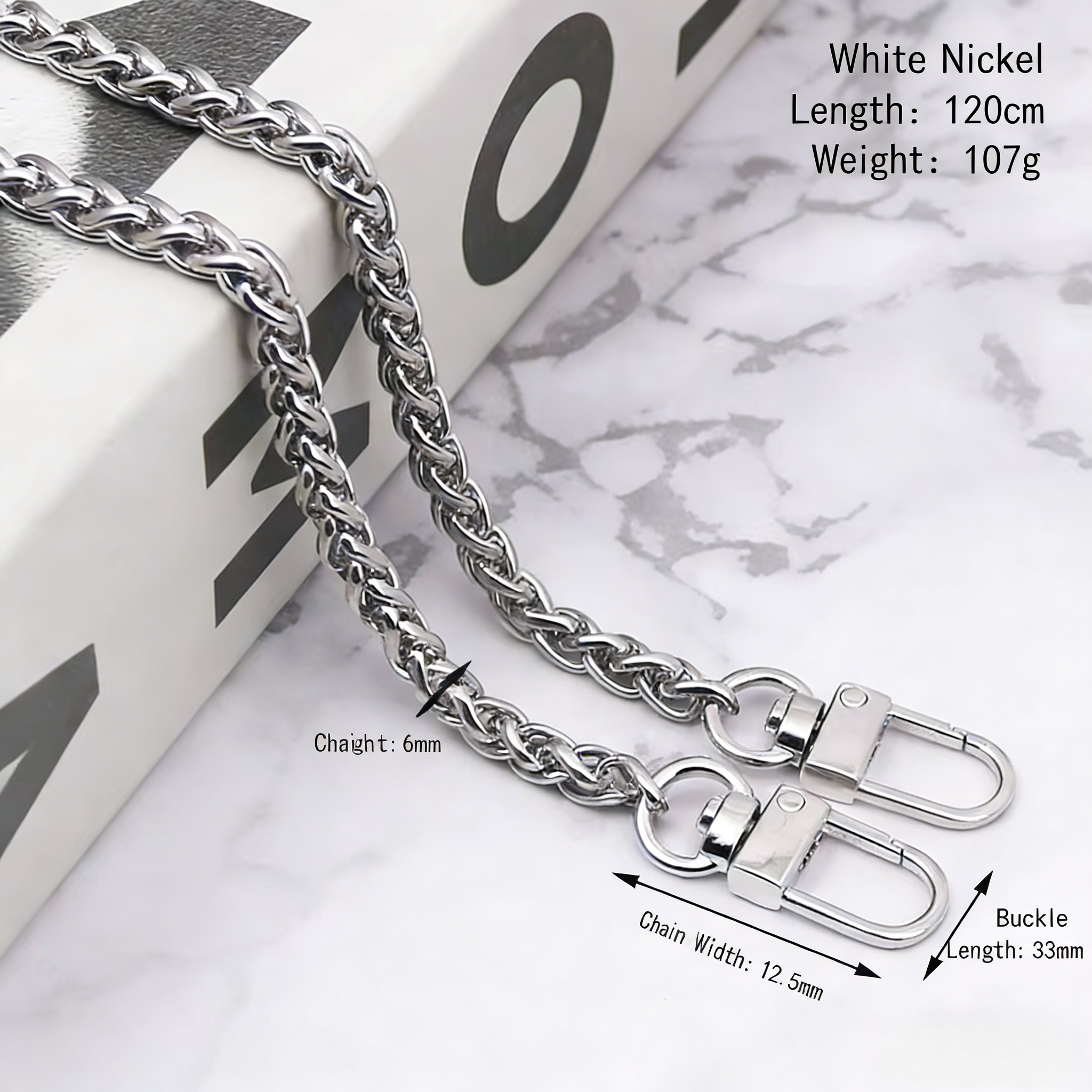 Cadena de linterna QX11-plata