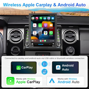 IYING 2Din autoradio stéréo 9.7 "écran Android 12 <span class=keywords><strong>Apple</strong></span> <span class=keywords><strong>Compatible</strong></span> Navi GPS lecteur 2 + 32G <span class=keywords><strong>Carplay</strong></span> pour 2009-2014 Ford F150 - Product Image 6