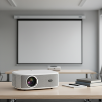 Projecteur intelligent pour cinéma maison 700 Ansi Lumen, effet sonore stéréo 3D, vidéoprojecteur portable, projecteur holographique 4K