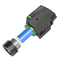 Lampe torche tactique LED SPINA 150 lumens en plastique avec viseur laser rouge/vert, montage compact et léger, accessoires pour lunettes de visée 20 mm