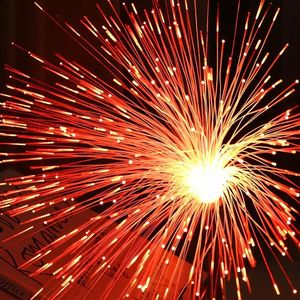 Nhiều màu nhấp nháy thay đổi dẫn sợi cơ sở ánh sáng nhà Thanh không khí trang trí nội thất sao bầu trời ánh sáng ban đêm - Product Image 3