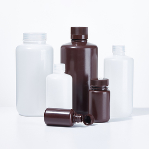 30mL 60mL 125mL 250mL 500mL Laboratorio Claro Marrón PP HDPE Líquido Químico Plástico Reactivo Botella Tarro - Product Image 2