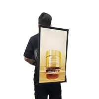 11,6/15/17/18.5/21.5/24/27/32 pulgadas LCD mochila reproductor de publicidad mochila cartelera