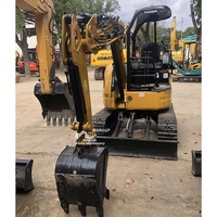 Excavatrice Caterpillar 302.5 d'occasion, fabrication japonaise, 2,5 tonnes, équipement de construction, vente en stock