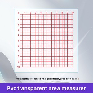 Medición con estudiantes de escala, herramienta de enseñanza de matemáticas de decímetro cuadrado para medición de área - Product Image 1