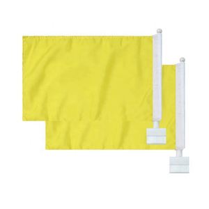 Bandera Tejida Sublimada al por Mayor, Diseño Personalizado, Impresión a Todo Color, 100% Poliéster, Bandera Personalizada para Ventana de Auto - Product Image 1