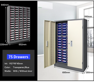 Mftlong 790*380*1100mm kim loại công cụ nhỏ Bộ phận Tủ ngăn kéo đa chức năng cho phòng khách - Product Image 2