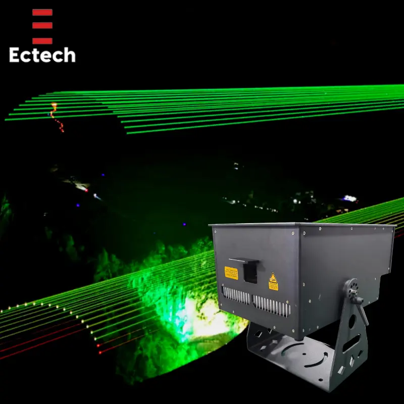 Luce Laser esterna 20W luce da palcoscenico 20W Watt 3D Logo animazione luce Laser scritta illuminazione Laser all'aperto