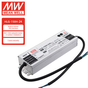 मीनवेल HLG-150H-24B 150W 24V 42V 36V 6.3A 3 इन 1 डिमिंग एडजस्टेबल IP67 एलईडी ड्राइवर पावर सप्लाई - Product Image 1
