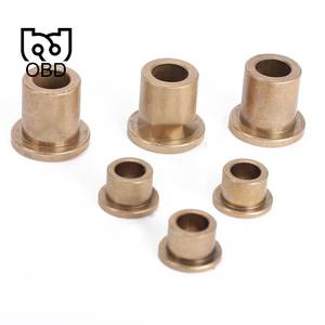 บูชทองเหลืองอัดขึ้นรูปแบบมีหน้าแปลน  ชนิดหล่อลื่นในตัว  ตลับลูกปืนเลื่อน  อะไหล่มอเตอร์พัดลม ผลิตจากผงโลหะ - Product Image 2