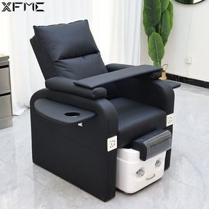 Moderne Nagelsalon Apparatuur Zwart Lederen Elektrische <span class=keywords><strong>Pedicure</strong></span> Stoelen Professionele Pipeless <span class=keywords><strong>Pedicure</strong></span> En Manicure Voetwassing Stoel - Product Image 5