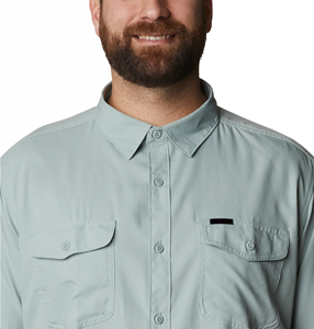 牧場主カウボーイウェアシャツ カスタムポケットラベル ポリエステル生地 メンズボタンダウンフィッシングシャツ - Product Image 6